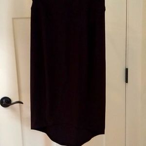 Sympli hi low skirt size 10 color Currant